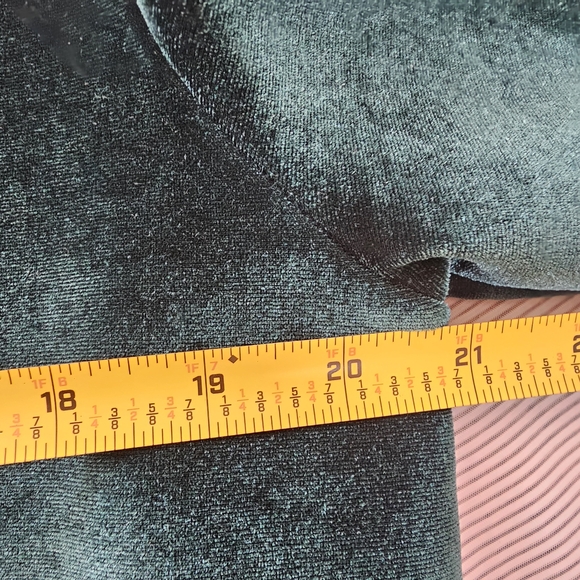 MAJE TORINA VELVET SWEATSHIRT GREEN SIZE 2- US M - Picture 9 of 9